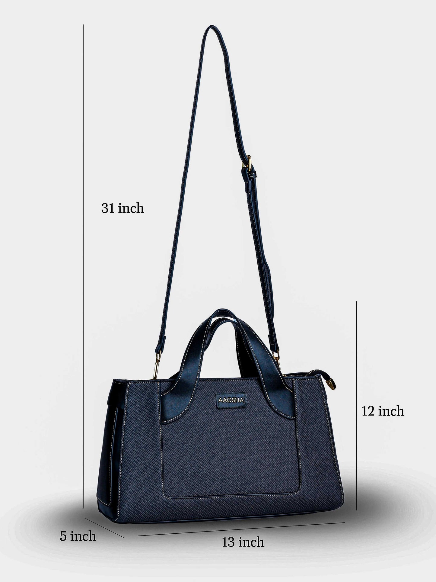 Capri Eternal Ink vegan leather mini tote bag in black with structured design and dual handles for women.