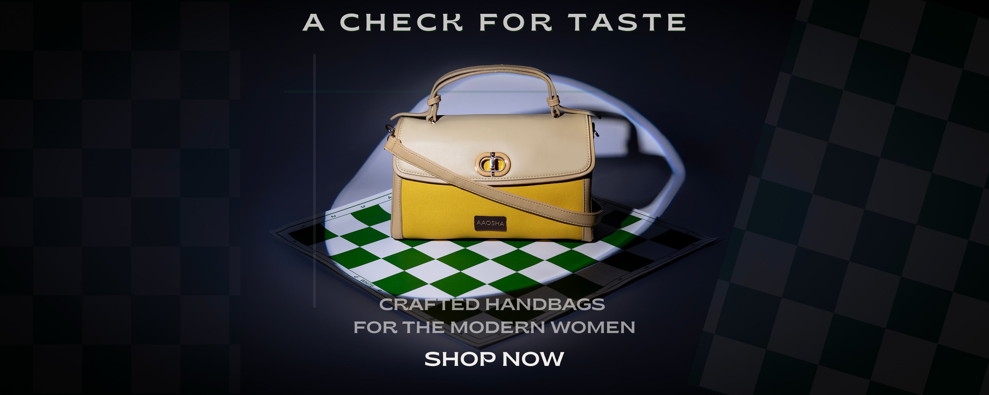 AAOSHA Elara vegan leather crossbody bag in Sunshine yellow designed for modern women with a premium luxury handbag aesthetic